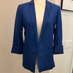 NWOT- Esprit Cuffed Sleeve Blue Blazer